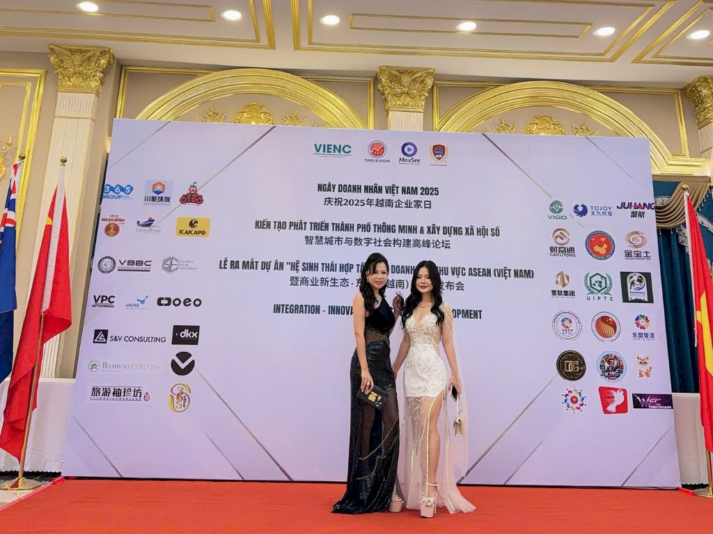 Hoa hậu Võ Thu Sương tham dự Ngày Doanh Nhân Việt Nam 2025 - Kiến tạo thành phố thông minh