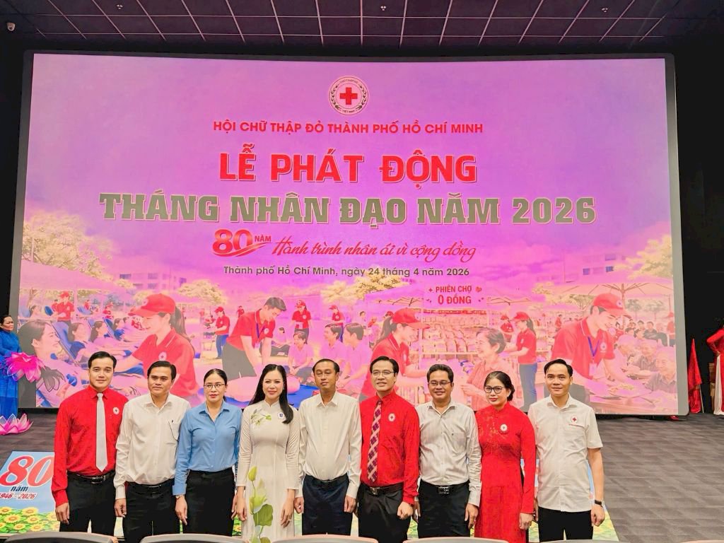 Hoa hậu Võ Thu Sương hưởng ứng Tháng Nhân đạo 2026 lan tỏa hành trình nhân ái