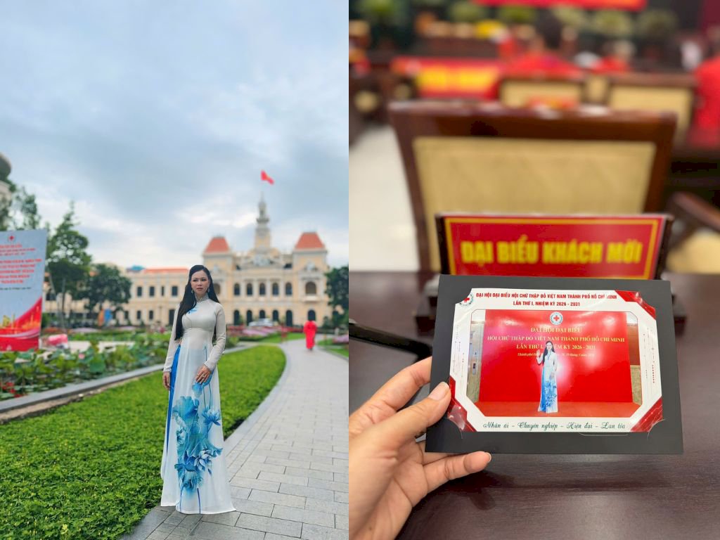 Hoa hậu Võ Thu Sương tham dự Đại hội Đại biểu Hội Chữ thập đỏ Việt Nam TP.HCM nhiệm kỳ 2026 - 2031