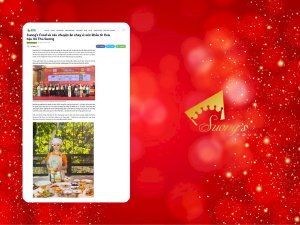 NONGNGHIEPVADOTHI đưa tin: Suong’s Food và câu chuyện ăn chay vì sức khỏe từ Hoa hậu Võ Thu Sương