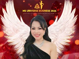 Hoa hậu Võ Thu Sương làm Giám khảo Quyền lực MS Universe Business 2026, lan tỏa bí quyết sống khỏe đẹp mỗi ngày