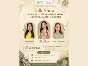 Hoa hậu Võ Thu Sương tham gia Talkshow Áo Bà Ba – Thời trang bền vững và lối sống lành cho thế hệ mới