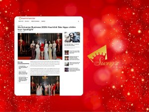 DoanhNhanStar đưa tin: Ms Universe Business 2026: Hoa khôi Bảo Ngọc chiếm trọn ‘spotlight’