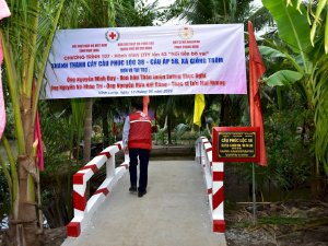 Hoa hậu Võ Thu Sương đồng hành khánh thành cầu Phúc Lộc 38, tiếp nối hành trình vì cộng đồng