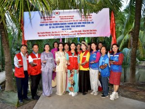 Hoa hậu Võ Thu Sương tham dự lễ khánh thành cầu Phúc Lộc 39, lan tỏa giá trị nhân ái đến cộng đồng