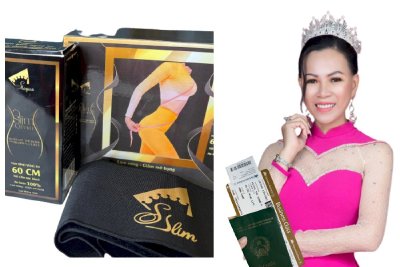 Hoa hậu Võ Thu Sương đón năm mới 2023 tại Hồng Kông kết hợp xuất khẩu combo Siết eo SSlim Eo con kiến  ra thế giới 