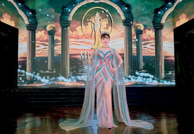 Hoa hậu Võ Thu Sương danh ca Ngọc Sơn chấm thi chung kết Hoa hậu Doanh nhân Châu Á 2023 