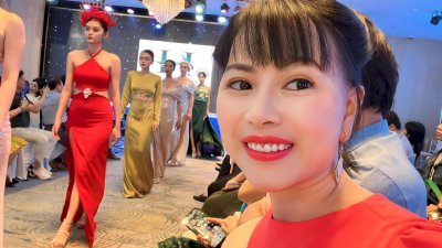 Hoa hậu Võ Thu Sương tham dự Paris Fashion Week Asia Pacific 