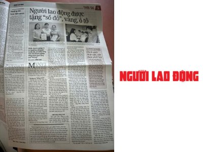 Người Lao Động | Báo in ngày 5-10-2024: Người lao động được tặng sổ đỏ, vàng, ô tô