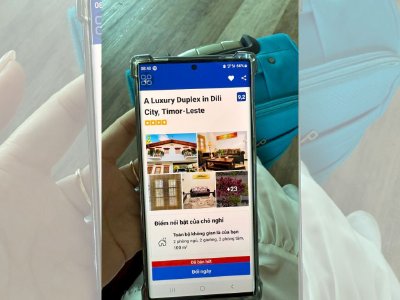 Hoa hậu Võ Thu Sương review địa điểm nghỉ ngơi tại A Luxury Duplex in Dili City, Timor-Leste