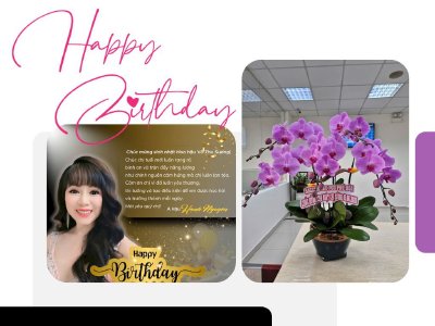 Hoa tươi gửi tặng người phụ nữ khí chất - chúc mừng sinh nhật Hoa hậu Võ Thu Sương