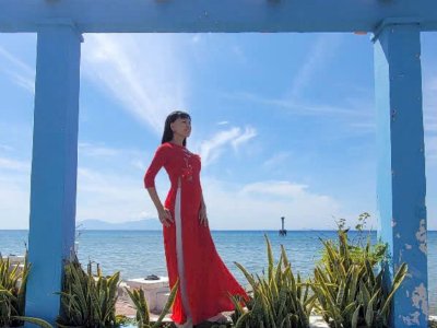 Tận hưởng biển ban mai rực rỡ tại Cristo Rei of Dili, Timor-Leste cùng hoa hậu Võ Thu Sương