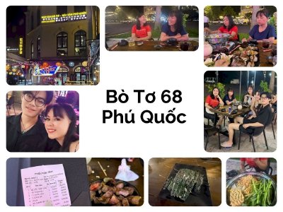 Hoa hậu Võ Thu Sương Check-in & Review Đặc Sản Bò Tơ 68 – Hải Sản Phú Quốc