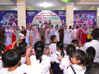 Báo Tin tức TTXVN đưa tin: Trung thu ấm áp với thiếu nhi vùng biên giới, trẻ em có hoàn cảnh khó khăn