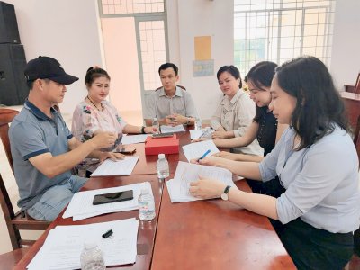 Hoa hậu Võ Thu Sương trong buổi họp Ban tổ chức lần 3 sự kiện Trung Thu Phúc Lộc Yêu Thương - Long Chữ (Tây Ninh) 2025