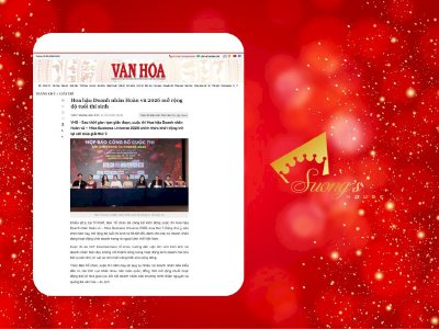 BAOVANHOA đưa tin: Hoa hậu Doanh nhân Hoàn vũ 2026 mở rộng độ tuổi thí sinh