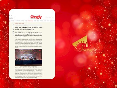 CONGLY đưa tin: Hoa hậu Doanh nhân Hoàn vũ 2026 chính thức khởi động trở lại