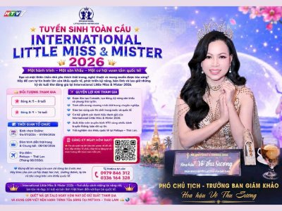 Hoa hậu Võ Thu Sương làm Phó Chủ tịch, Trưởng Ban Giám Khảo International Little Miss & Mister 2026