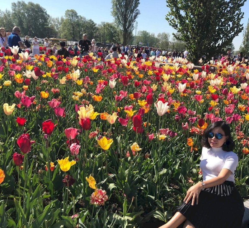 Lễ hội hoa Keukenhof ở Hà Lan điểm checkin thứ 5 Around the World  của doanh nhân Võ Thu Sương 