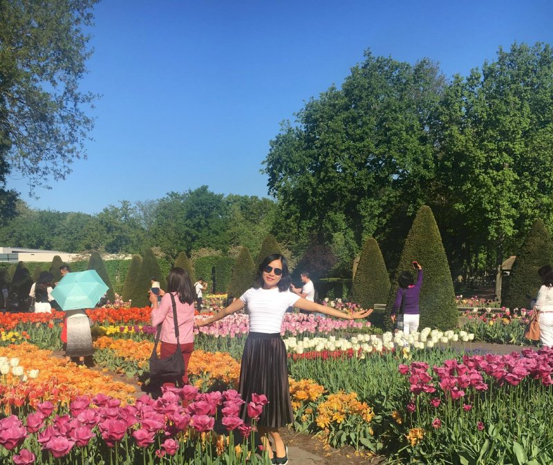 Lễ hội hoa Keukenhof ở Hà Lan điểm checkin thứ 5 Around the World  của doanh nhân Võ Thu Sương 