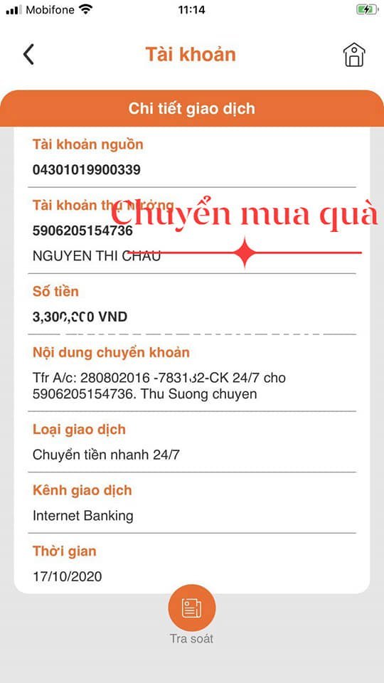 Sao kê từ thiện công khai là việc luôn làm minh bạch trong mỗi chuyến hỗ trợ từ hoa hậu Võ Thu Sương 