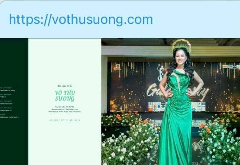 Võ Thu Sương Người phụ nữ bản lĩnh thiết kế một cuộc đời đáng sống  