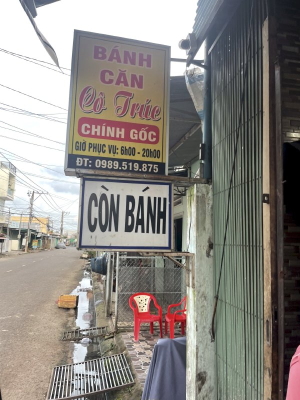 Bánh căn  gia truyền Cô Trúc Long Khánh Đồng Nai