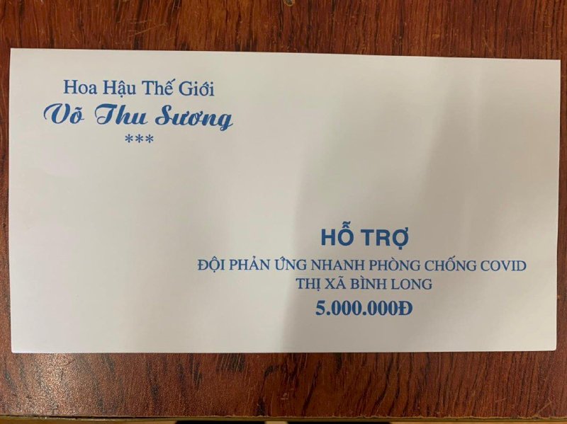 Hoa hậu Thế Giới Võ Thu Sương trao tặng 1 tấn gạo cho huyện Hớn Quản -Bình Phước