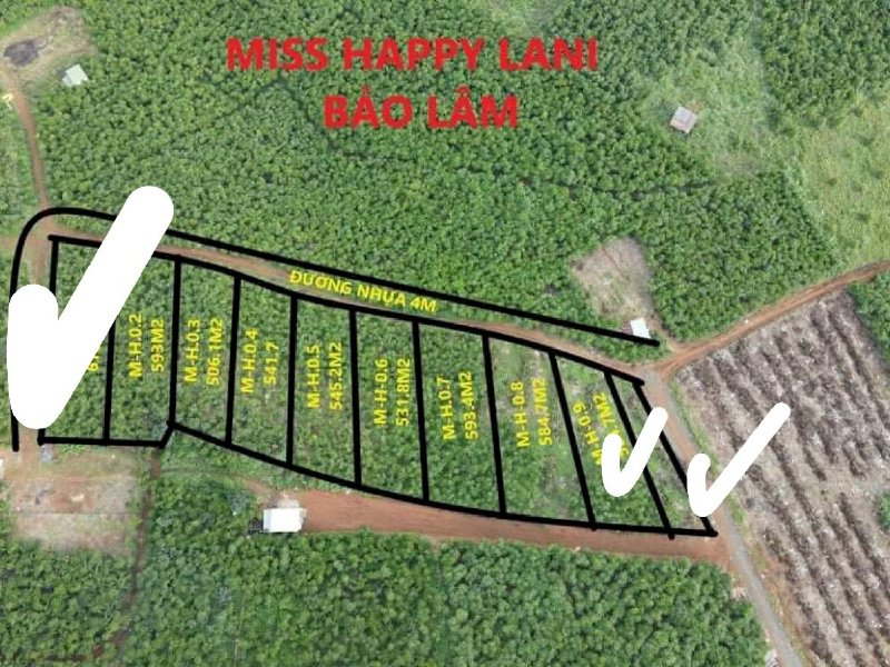 Bán đất view hồ Đắk Lé -Miss Happy Land Bảo Lâm 