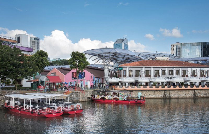 Du lịch Singapore Võ Thu Sương Tham quan thiên đường giải trí Clarke Quay