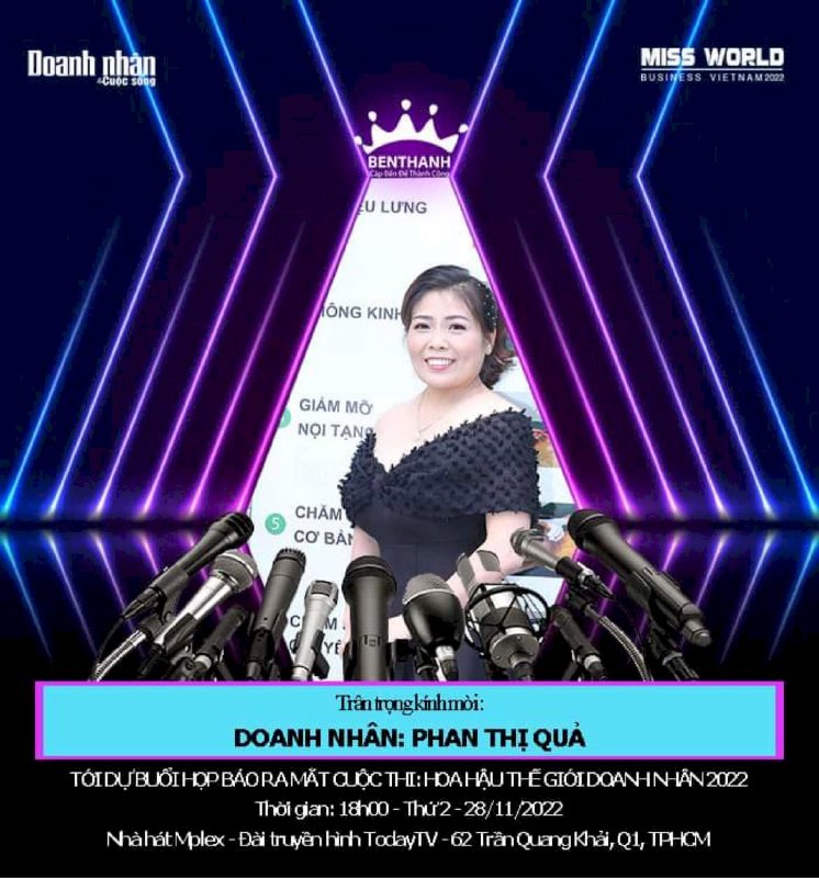 Miss World Business cập nhật khách mời họp báo