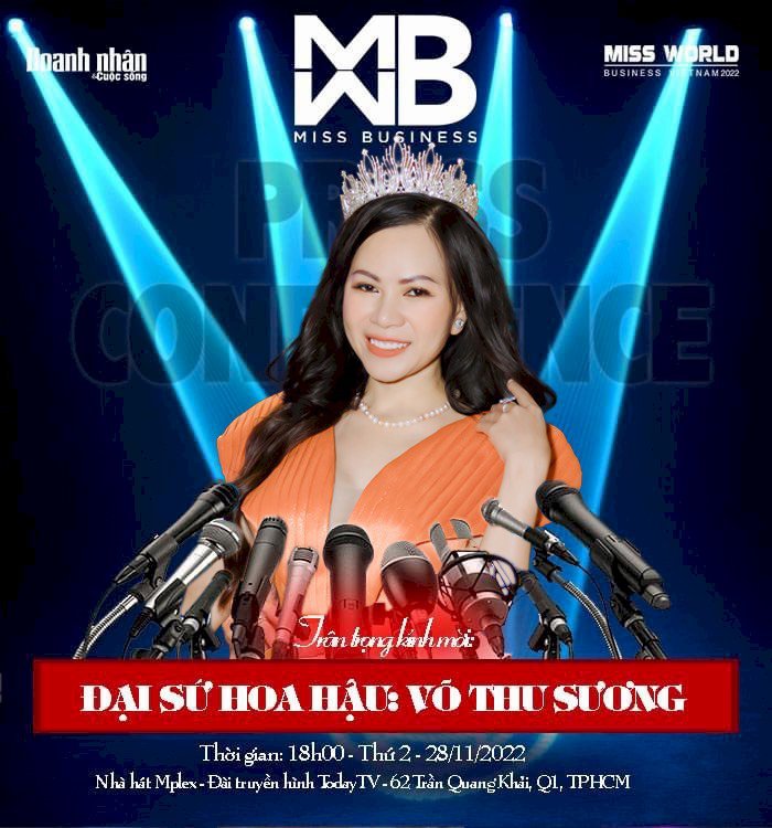 Miss World Business cập nhật khách mời họp báo