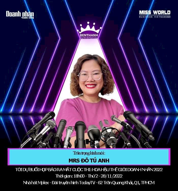 Miss World Business cập nhật khách mời họp báo