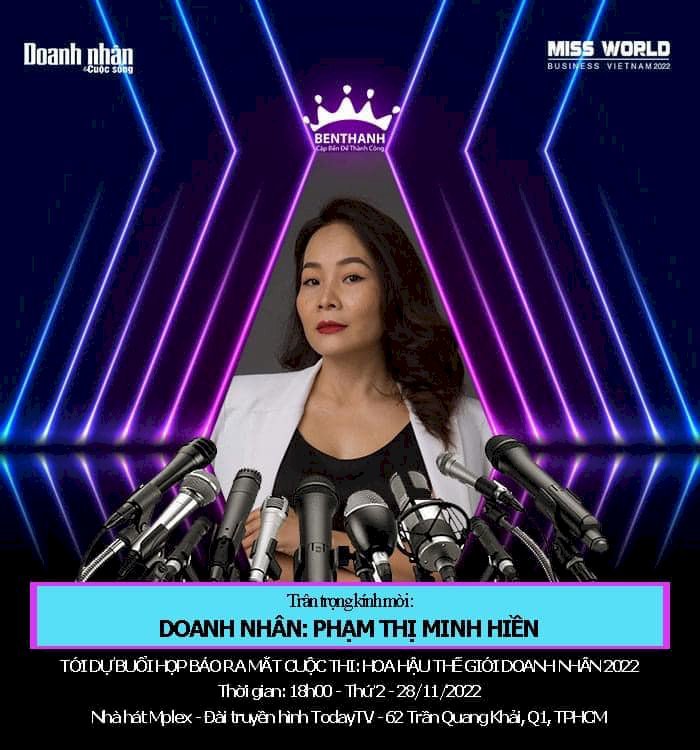 Miss World Business cập nhật khách mời họp báo