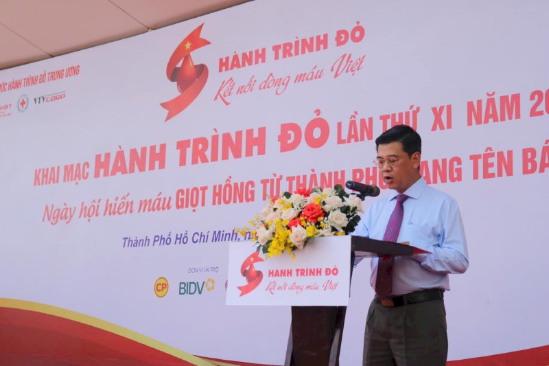 Đại Sứ Nhân Ái Việt Nam Võ Thu Sương với vai trò Đại sứ hành trình đỏ 2023 phong trào hiến máu tình nguyện