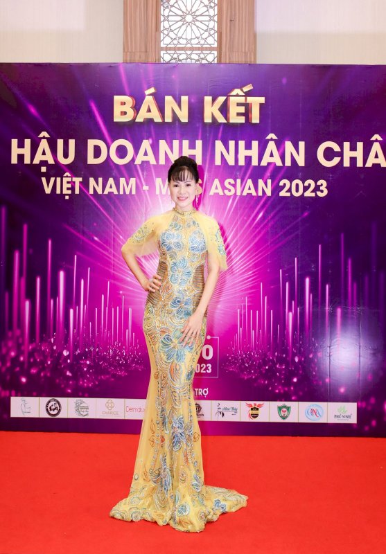 Hoa hậu Võ Thu Sương thành viên Ban Cố vấn Hoa hậu Doanh nhân Châu Á Việt Nam 2023