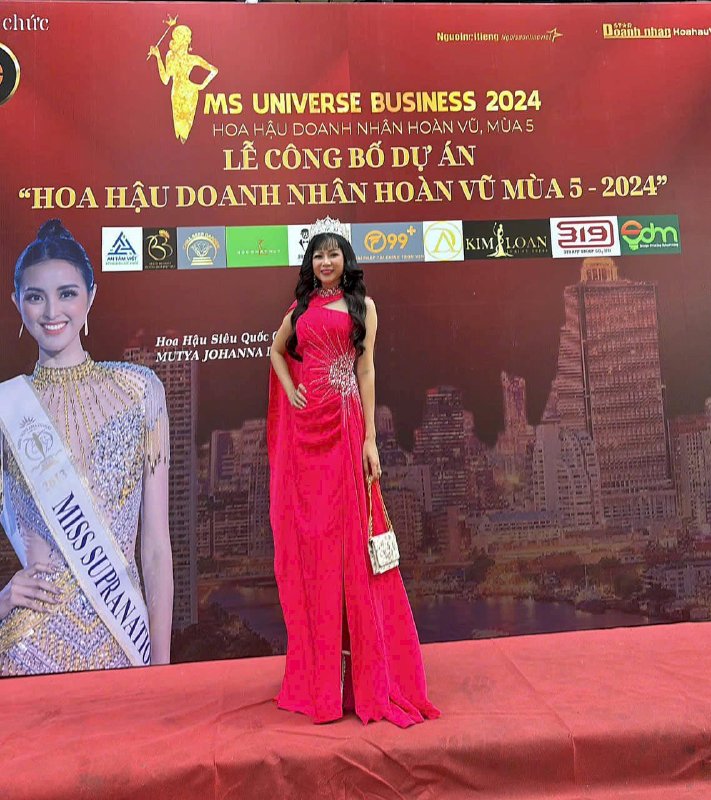 Người Nổi Tiếng đưa tin Hoa hậu Võ Thu Sương đảm nhận vai trò Trưởng ban cố vấn Hoa hậu Doanh nhân Hoàn vũ 2024