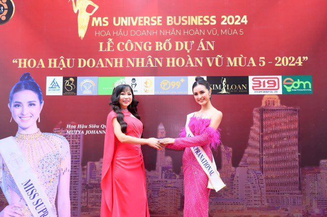 Hoa hậu Võ Thu Sương Người sáng lập Hội doanh Nhân Kết nối trưởng Ban cố vấn Doanh nhân Hoàn vũ 2024  tiết lộ vương miện có thể lên đến 2 tỷ đồng