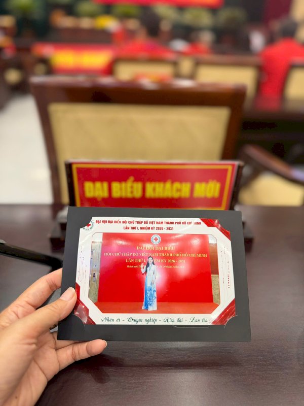 Hoa hậu Võ Thu Sương tham dự Đại hội Đại biểu Hội Chữ thập đỏ Việt Nam TP.HCM nhiệm kỳ 2026 - 2031 - Ảnh: 3